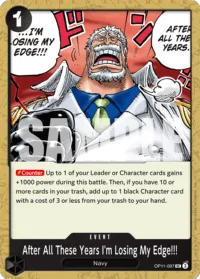 After All These Years I'm Losing My Edge!!!