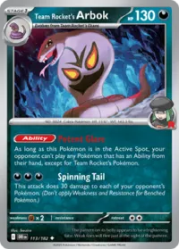 Team Rocket's Arbok