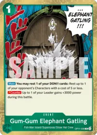 Gum-Gum Elephant Gatling